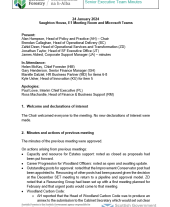 Scottish Forestry Executive Team (SFET) minutes - 24 January 2024